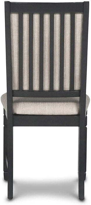 New Classic Furniture Prairie Point Side Chair in Black (Set of 2)