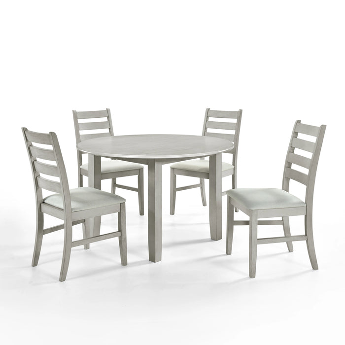PASCAL 47" ROUND DINING TABLE-DRIFTWOOD