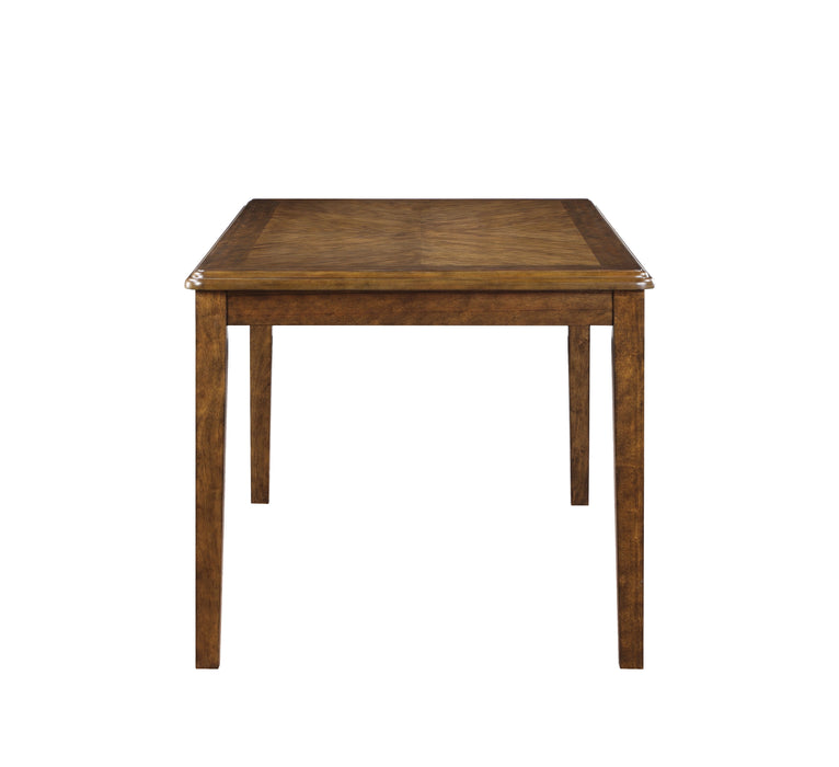 GIA 60" DINING TABLE+CHAIRS (5 PCS/CTN) -BROWN