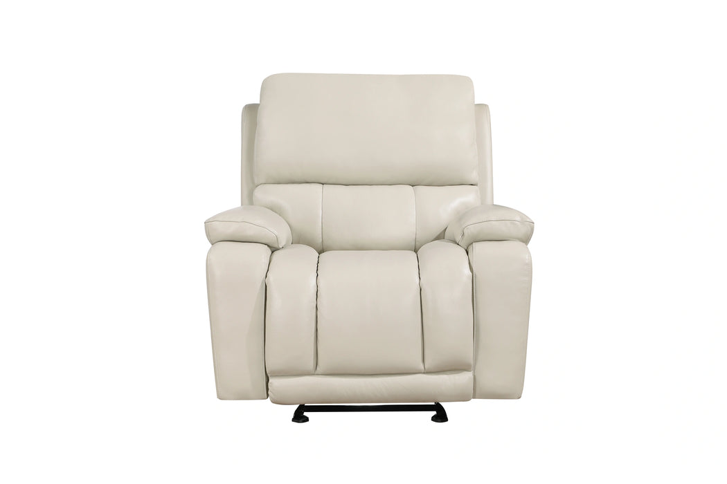 CICERO GLIDER RECLINER W/ PWR FR & HR-CREAM