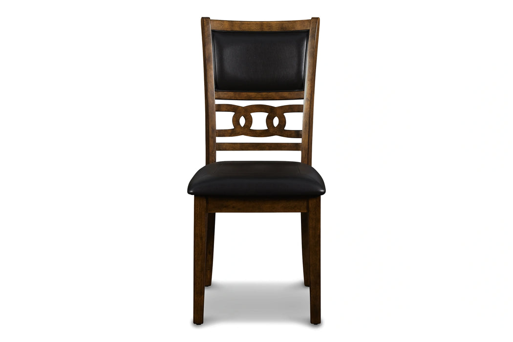 GIA 42" DINING DROP LEAF TABLE W/2 CHAIRS-BROWN