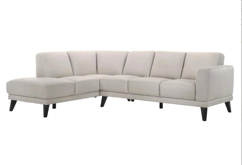 New Classic Altamura Sectional w/ RAF 3 Seat Sofa in Mist Gray