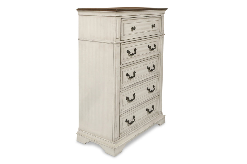 ANASTASIA CHEST - ANT. WHITE