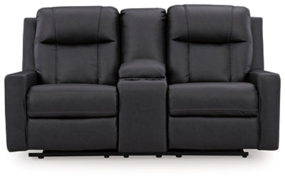 Mackmenville Reclining Loveseat with Console