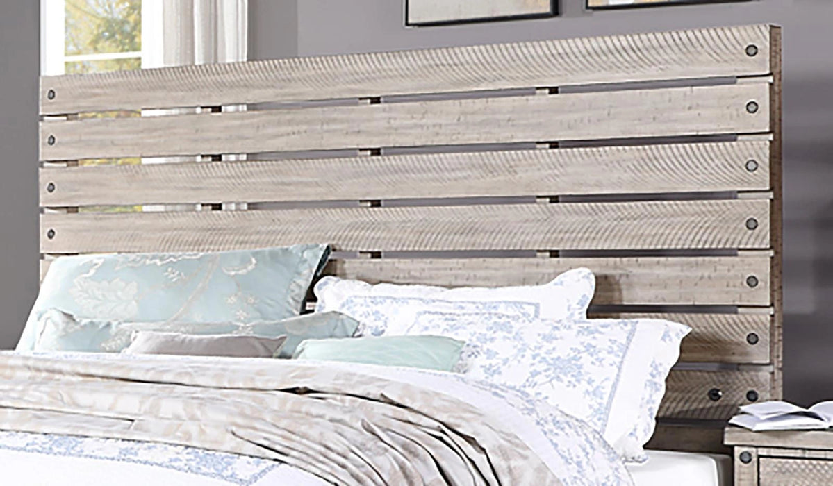 New Classic Furniture Marwick Queen Panel Bed in Sand