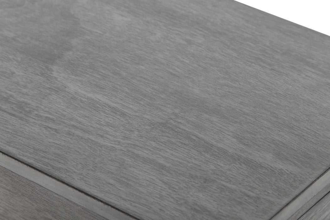 NOAH END TABLE WITH DRAWER-GRAY