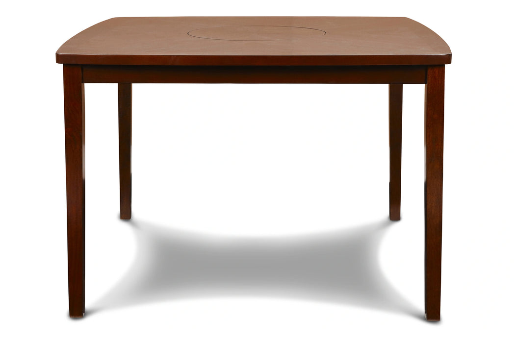 DIXON COUNTER TABLE W/LAZY SUSAN - ESPRESSO