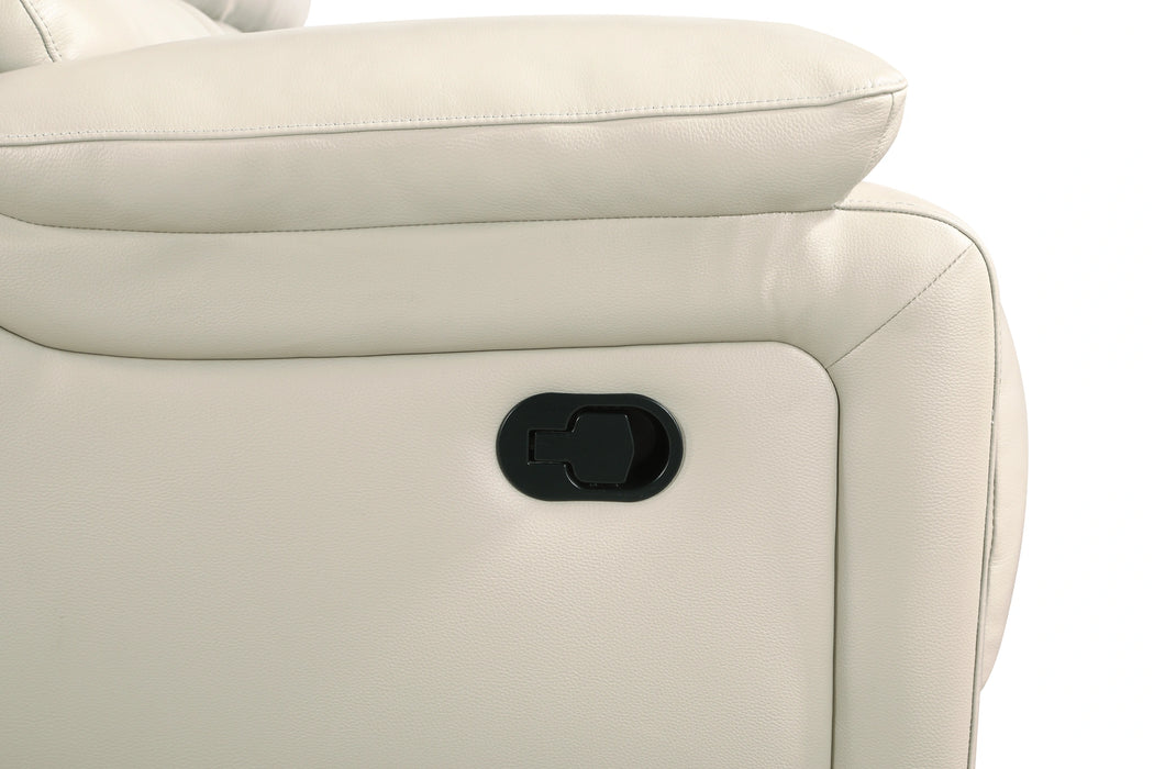 CICERO GLIDER RECLINER-CREAM