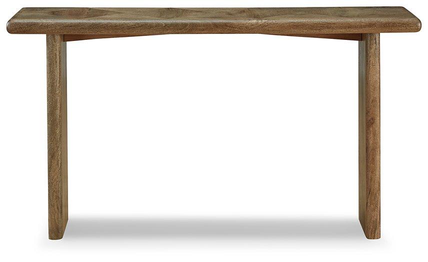 Lawland Light Brown Sofa Table