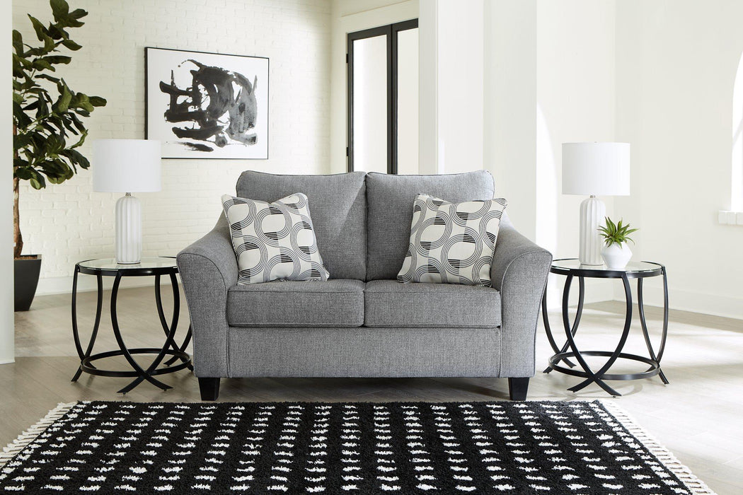 Mathonia Smoke Loveseat