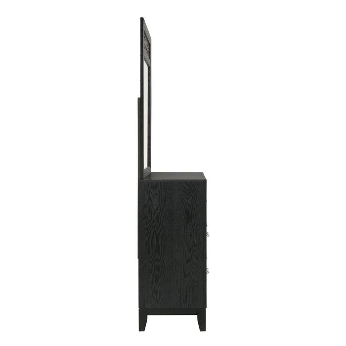OBSIDIAN MIRROR-BLACK