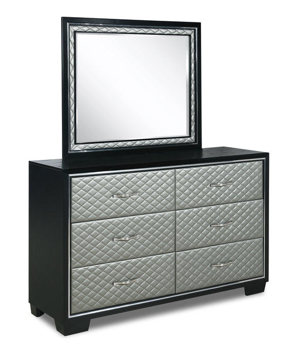 LUXOR MIRROR-BLACK/SILVER