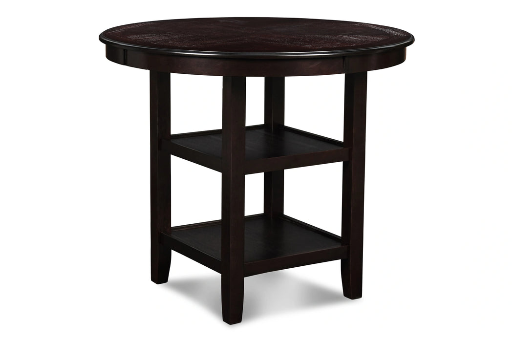 GIA ROUND COUNTER DINING 5 PC SET-EBONY