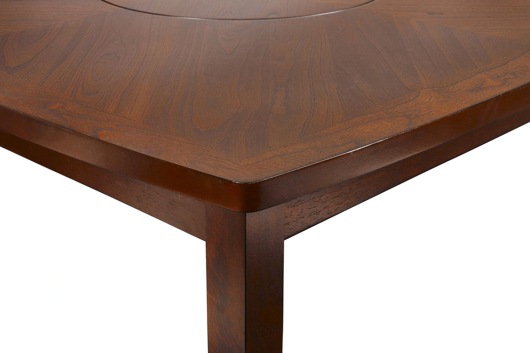 DIXON COUNTER TABLE W/LAZY SUSAN - ESPRESSO