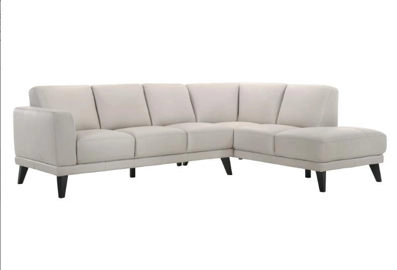 New Classic Altamura Sectional w/ LAF 3 Seat Sofa in Mist Gray
