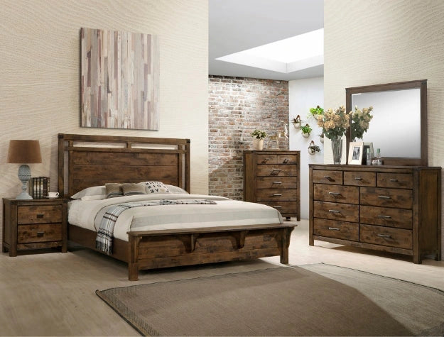 Crown Mark Furniture Curtis Dresser in Rustic image