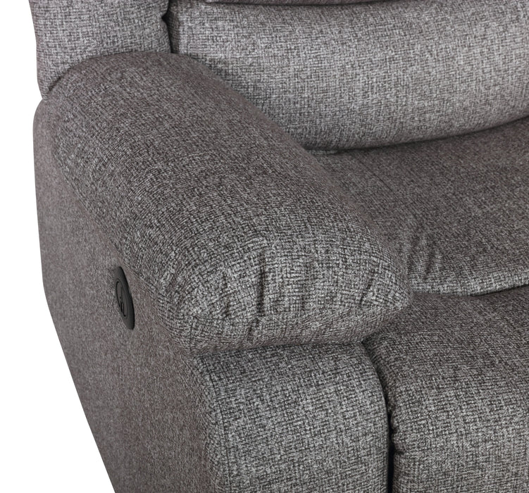 GRANADA CONSOLE LOVESEAT W/PWR FR-GRAY