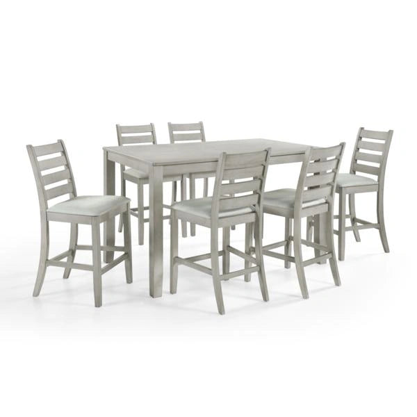 PASCAL LADDERBACK COUNTER CHAIR (2 Per Carton)-DRIFTWOOD