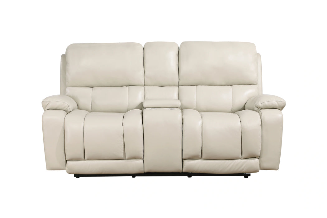 CICERO CONSOLE LOVESEAT W/ PWR FR & HR-CREAM