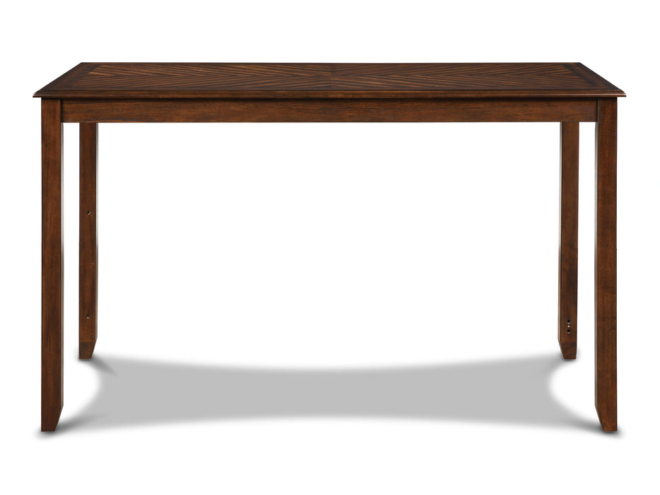 AMY 60" COUNTER TABLE+CHAIRS W/STG (5 PC) -CHERRY