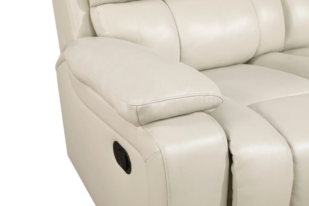 CICERO GLIDER RECLINER-CREAM