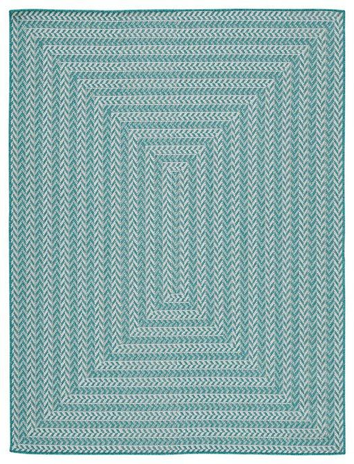 Atlow Aqua/Ivory 7'10" x 9'10" Rug image