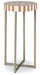 Cartley White/Light Brown Accent Table image