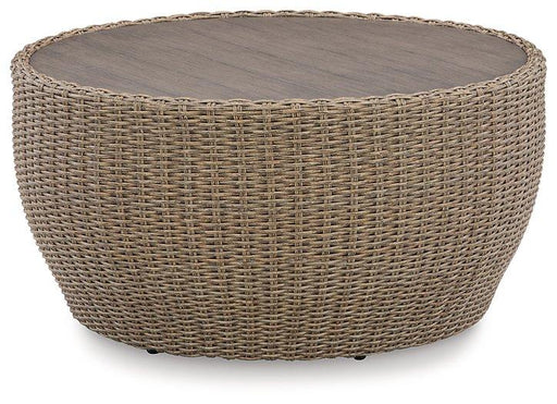 Danson Beige Outdoor Coffee Table image