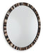 Ellford Black/Brown/Cream Accent Mirror image