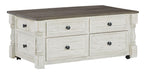Havalance - Lift Top Cocktail Table With Storage Drawers image