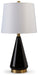 Ackson Black/Brass Finish Table Lamp (Set of 2) image
