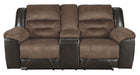 Earhart - Dbl Rec Loveseat W/console image