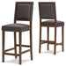 Benmara Grayish Brown/Brown Bar Height Bar Stool image
