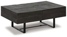 Kevmart Grayish Brown/Black Coffee Table image