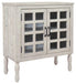 Falkgate - Whitewash - Accent Cabinet image