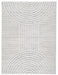 Lambworth Gray/Cream 5'3" x 7' Rug image