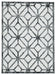Reidland Black/Cream/Gray 5'3" x 7'3" Rug image