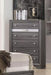 Galaxy Home Matrix 6 Drawer Chest in Gray GHF-808857739148 image